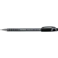 Paper Mate Balpen Flexgrip Ultra Clic , met drukknop, zwart, 12 stuks