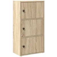 vidaXL Boekenkast 40x24x77 cm bewerkt hout sonoma eikenkleurig