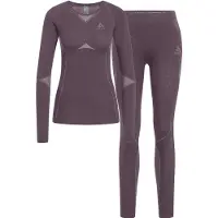 Odlo Fundamentals Performance Warm Lange Mouwen Basislaagset Grijs XS Vrouw