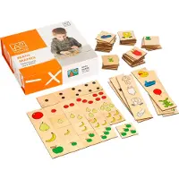Toys for Life 'Rekenmatrix' - Leren rekenen - Educatief speelgoed - Sensorisch speelgoed - Spelend leren rekenen - Houten speelgoed - Speelgoed 4 tot 6 jaar