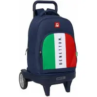 Safta Compact Evolutive Benetton Flag Rugzak Met Wielen