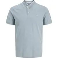 Jack & Jones Shirt 'JJEPAULOS' cyaan blauw / wit