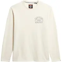 Superdry Shirt 'Athletic Essentials' grijs / natuurwit