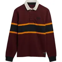 Superdry Shirt oranje / bordeaux / zwart