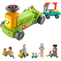 Fisher Price 4 In 1 Tractor Baby Walker Groen Kinderen