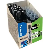Pilot Pen Greenpack Niet-permanent Whiteboard-marker Zwart Medium Ronde punt - 80% Gerecycled 20 Stuks