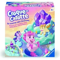 Ravensburger Croque Carotte Unicorn, Board game based on Croque Carotte, Fun race game, Ages 4+, 22798,