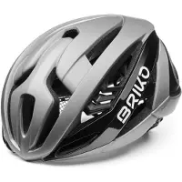 Original Brands BRIKO Quasar Fietshelm ZILVER M