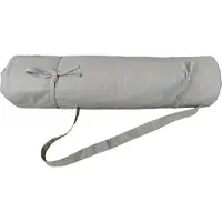 Samarali Yoga mat Katoen - Kasteel Grijs - Yoga mat extra dik - Meditatiemat - 200x65 CM - 100% Biologisch