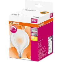 Osram LED Globelampe E27 12W matt dim