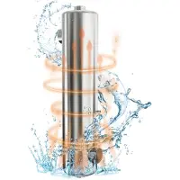 ACXIN RVS Zwembad Warmtewisselaar 60KW 200000 BTU/h - Energiezuinige Zwembadverwarming Zonder Stroom - Tegenstroom Warmtewisselaar Voor Zwembad Spa Jacuzzi - 12 x 57 cm