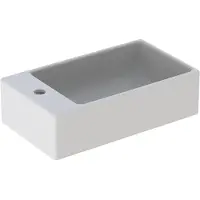 Sphinx 420 fontein bak rechts, kraangat links 40x23cm wit