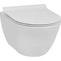 Ben Segno 2.0 compact hangtoilet FreeFlush Xtra glaze+ incl. softclose toiletbril met quickrelease glans wit