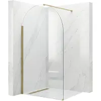 REA - Douchewand Heaven Brush Gold 120 - 0,8X120X200CM