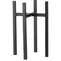 Mica Decorations Plantenstandaard Ascot Zwart 14 X 14 X 25 Cm