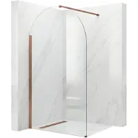 REA - Douchewand Heaven Brush Copper 120 - 0,8X120X200CM