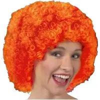 Rubies Rubie's Pruik Met Krullen Unisex Oranje