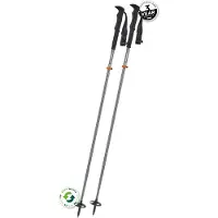 Komperdell - FX Lite Ti Vario - Trekkingstokken 105-125 cm, grijs/oranje