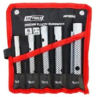 AWTOOLS AW18050 - Buisratelsleutelset - 6-delig - Staal - Roestvrij