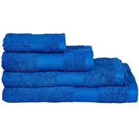Fair Towel Gezellige biologische badhanddoek (Kobaltblauw)