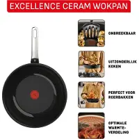 Tefal Excellence Ceram G20719 Wokpan 28 Cm