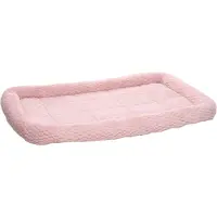 Flamingo Hondenkussen – Hondenmand – Naya Rechthoekig Roze met rand 100,5x63,5cm – zacht – luxe – comfortabel