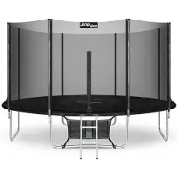 Jump Hero Tuintrampoline met outdoor net 427cm 14FT zwart