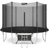 Jump Hero Tuintrampoline met buitennet 366cm 12FT zwart