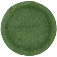 Homescapes Ronde Badmat Varengroen 80 cm gemaakt van 100% Katoen