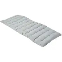 Homescapes Tuinbank Kussen – Grijs – 2 Zitter Zitkussen – 108x42 cm – 100% Katoen – Wasbaar – Comfortabel & Stevig
