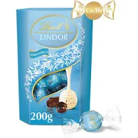 Lindt LINDOR Stracciatella chocolade bonbons 200g - 16 zacht smeltende witte chocolade bonbons - Kerstcadeau