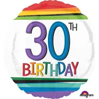 Amscan Folieballon rainbow 30 (43cm)