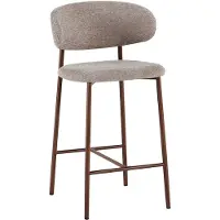 Molecule Counterstoel Walnoot stof Raven 30 Zand - OEKO-TEX-gecertificeerd - 6,33 kg