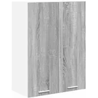 vidaXL Hangkast Grijs Sonoma 60 x 31 x 80 cm Bewerkt hout