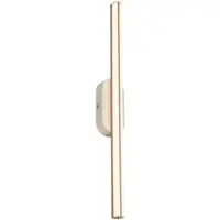 Briloner Ruth - Wandlamp binnen woonkamer - design lamp - warm wit licht - plafondlamp - grijs coffee metallic - 60cm