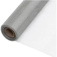 vidaXL Gaas 100x2000 cm roestvrij staal zilverkleurig