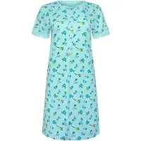 Lisca Nachthemd Bloomy | Maat: S | Kleur: Blauw