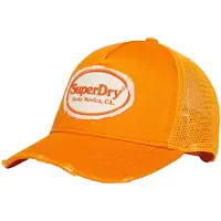 Superdry Fluro Mesh Truckerpet Oranje Grootte: 1SIZE
