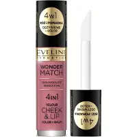 Eveline Cosmetics Wonder Match Velour Cheek&Lip blush en vloeibare lipstick 04 4.5ml