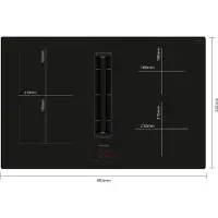 Siemens ED811BS16E Afzuigtafel ind combi 80cm 4f sscadr - - ED811BS16E