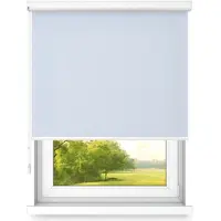 Time4blinds Vrijhangend Rolgordijn in Aluminium Cassette – Keukenzonwering voor Ramen – Slaapkamerjaloezieën voor Ramen – Rolluiken voor Ramen voor Binnen – 900x1900mm – Grijs Blauw – Rechtszijdig