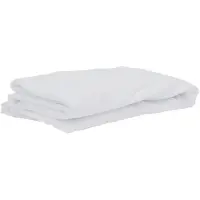 vidaXL Matrasbeschermer waterdicht 160x220 cm wit