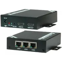 Roline HDMI Extender via TP, Cat.5/6, cascadeerbaar, 100m