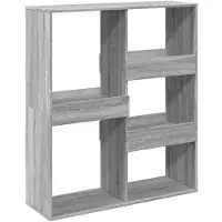 vidaXL Boekenkast / kamerscherm 100x33x115 cm grijs sonoma eikenkleur