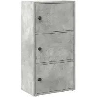 vidaXL Boekenkast 40x24x77 cm bewerkt hout betongrijs