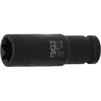 Bgs Kraft-Steckschlüssel-Einsatz E-Profil, tief Antrieb Innenvierkant 12,5 mm (1/2") SW E22