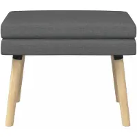vidaXL Dubbel-laags bank Donkergrijs 60 x 40 x 46 cm Stof
