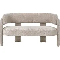 Beliani BUREA - Tweezitsbank - Lichtbeige - Chenille