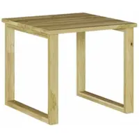 vidaXL Tafel Naturel 40 x 40 x 36 cm Geïmpregneerd grenenhout