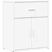 vidaXL Dressoirs, 2 stuks, wit, 60x31x70 cm, houtvezel